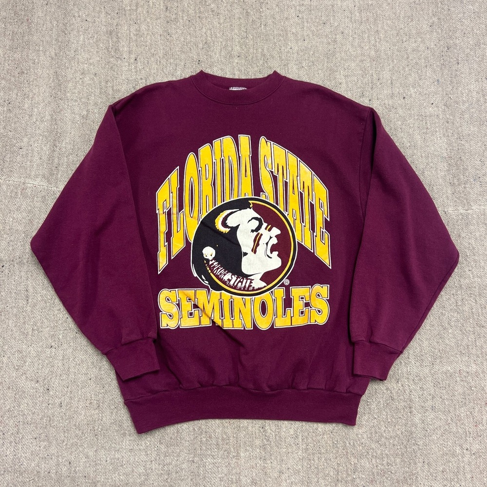 Vintage Florida State Seminoles Sweatshirt Mens XL Red 1990s NCAA